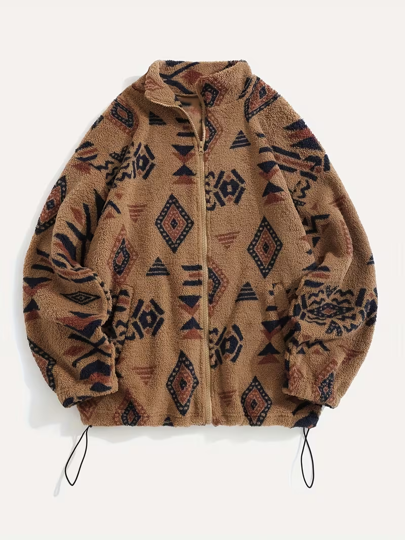 Camel Aztec Sherpa Bomber