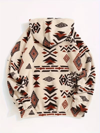 Aztec Plush Hoodie