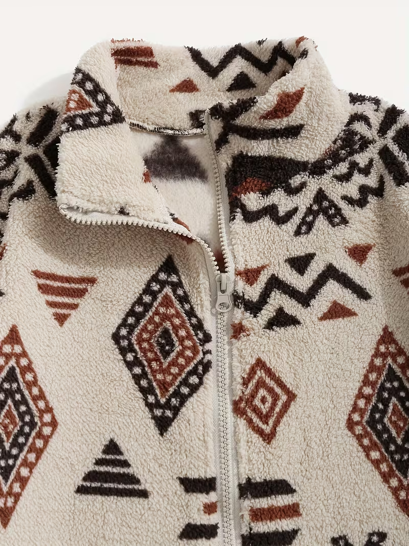 Aztec Sherpa Zip Jacket