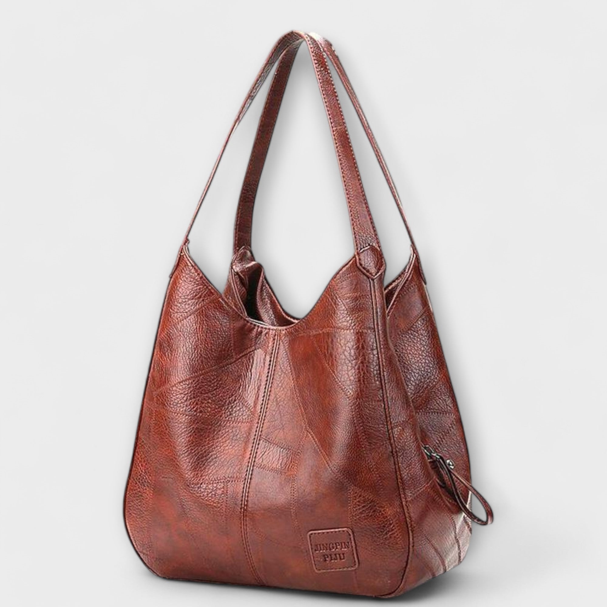 Olivia - Vintage Leather Bag - Black