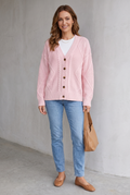 Lucinda | Cozy Cable-Knit Button Cardigan