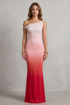 Off-shoulder Floral Allure Maxi Dress