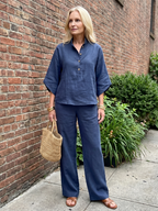 Amity | Button Front Relaxed Tunic Trouser Set