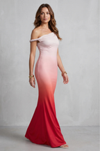 Off-shoulder Floral Allure Maxi Dress