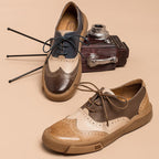 Noriel Brogue Leather Oxfords