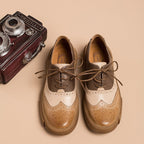 Noriel Brogue Leather Oxfords