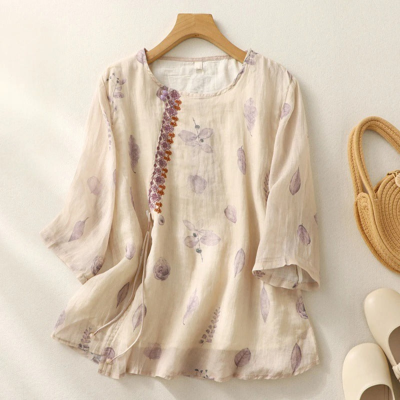 Embroidered Relaxed Blouse