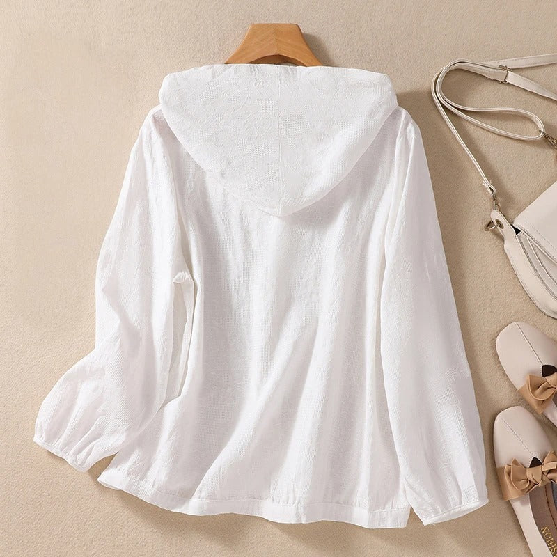 Relaxed Hooded Shirt