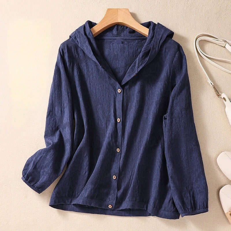 Relaxed Hooded Shirt