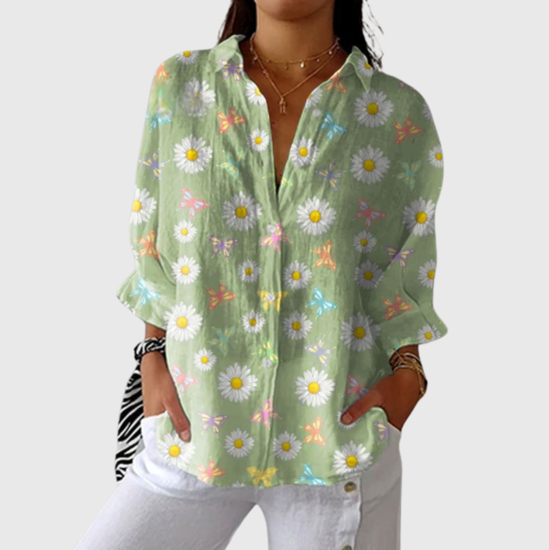 Lightweight Colourful Printed Blouse