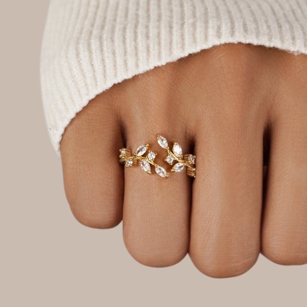 Crystal Vine Ring