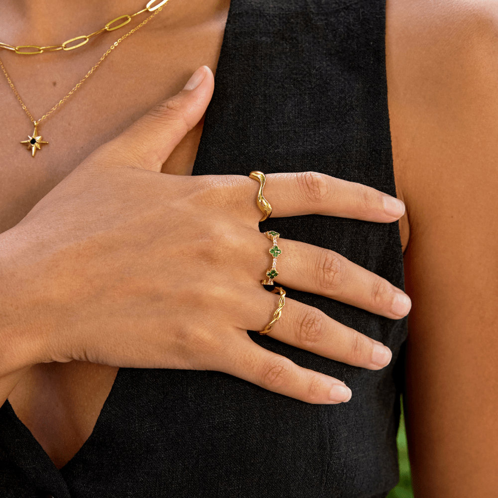 Luxe Wave Ring