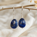 Lapis Lazuli Water Drop Earrings