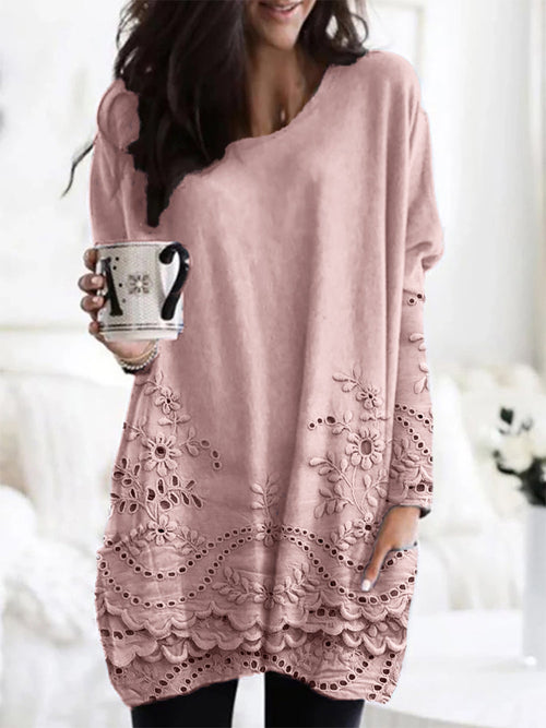 Printed Cozy Sweater