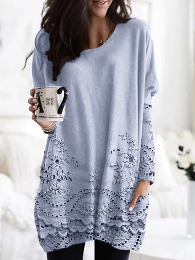 Printed Cozy Sweater