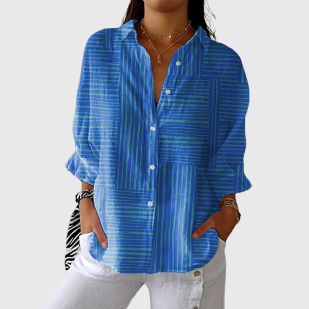 Lightweight Colourful Printed Blouse