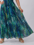 Zake | Sleeveless Empire Waist Midi Dress