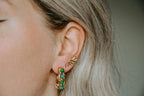 Vera Gorgeous Leaves Stud Earrings