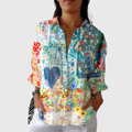 Lightweight Colourful Printed Blouse