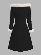 Nadia | Fur-Trimmed Hooded Longline Coat
