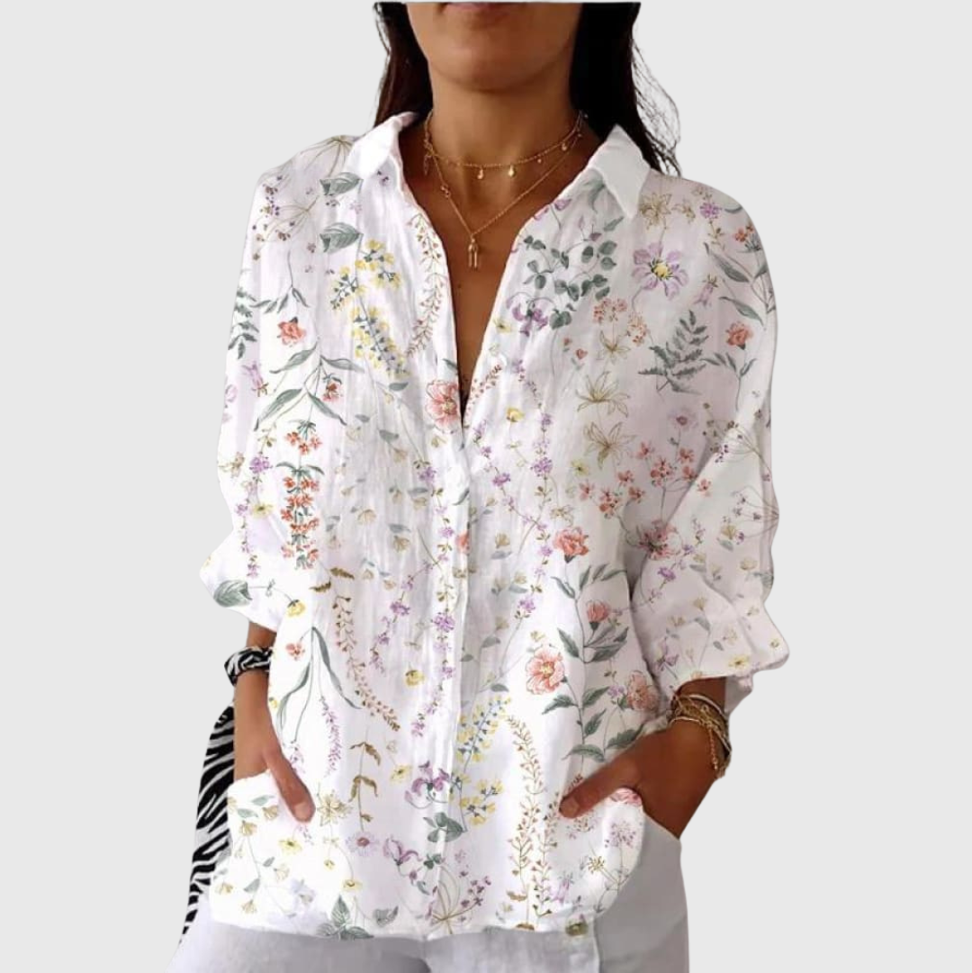 Lightweight Colourful Printed Blouse
