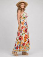 Maribelle | Sleeveless Empire Waist Midi Dress