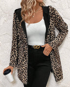Aleah | Leopard Print Reversible Coat