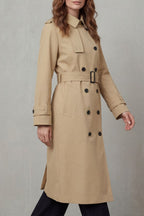 Sorellia – Classic cut – Double-breasted trench coat
