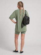 Colette | Short Sleeve Crew Neck Top And Biker Shorts Set