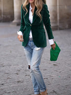 Carole | Luxurious Velvet Blazer