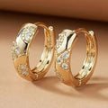 Fashionable Bohemian Golden Earrings