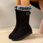 Katherine | Cozy Fur-Trimmed Winter Boots