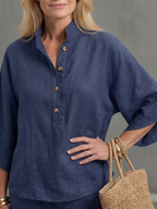 Amity | Button Front Relaxed Tunic Trouser Set