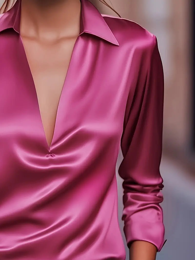 Premium V-Neck Blouse