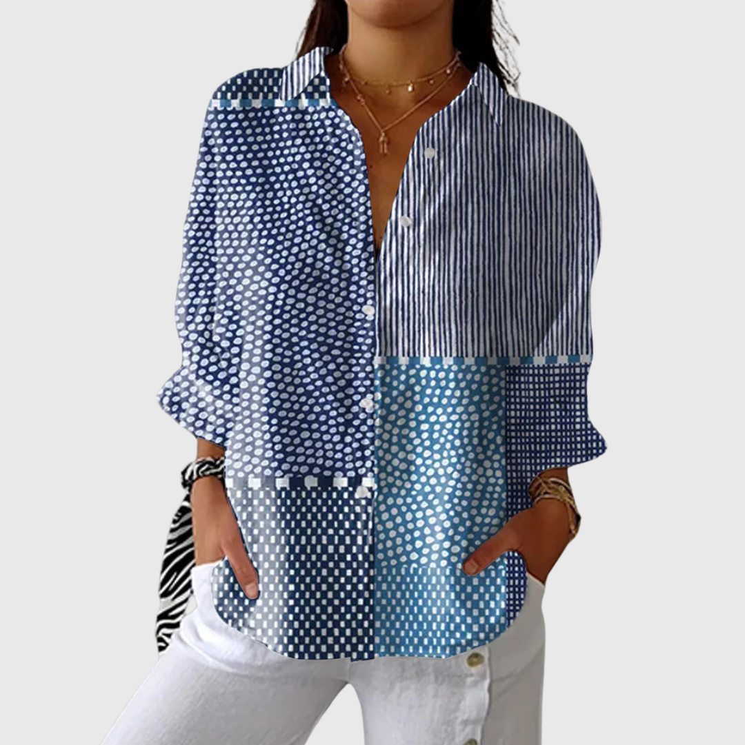 Lightweight Colourful Printed Blouse