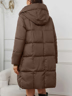Camilla | Hooded Longline Puffer Coat