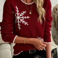 Holly | Snowflake Crewneck Sweater