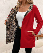 Aleah | Leopard Print Reversible Coat