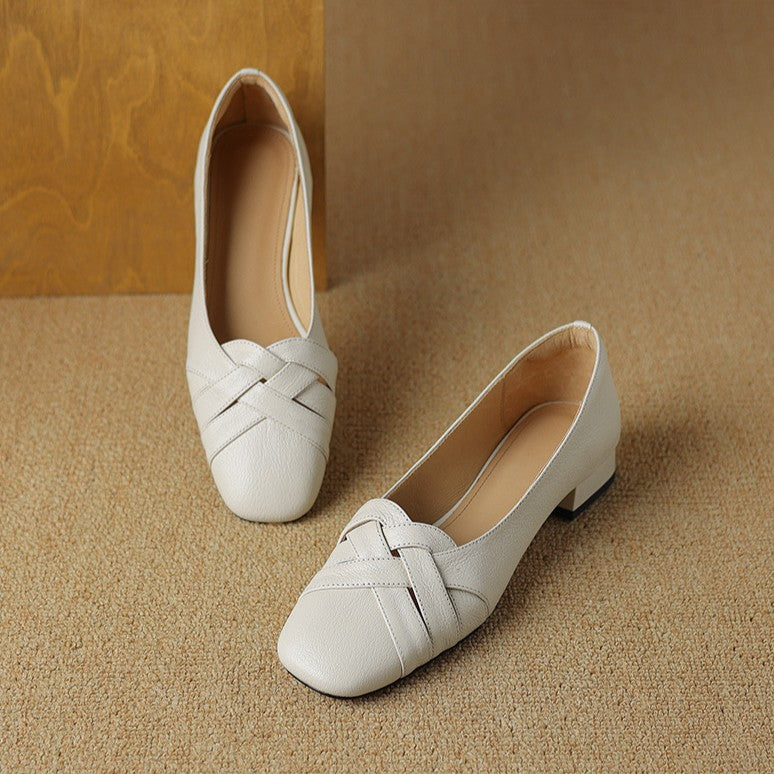 Eloura Woven Leather Flats