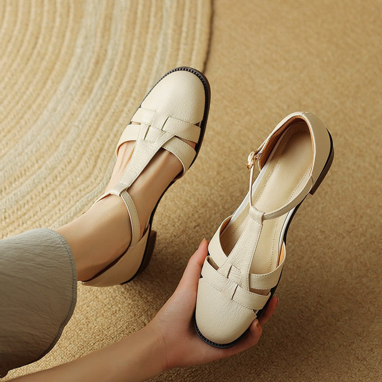 Lorin Roman Leather Heels