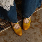 Orlisse Mary-Jane Leather Flats