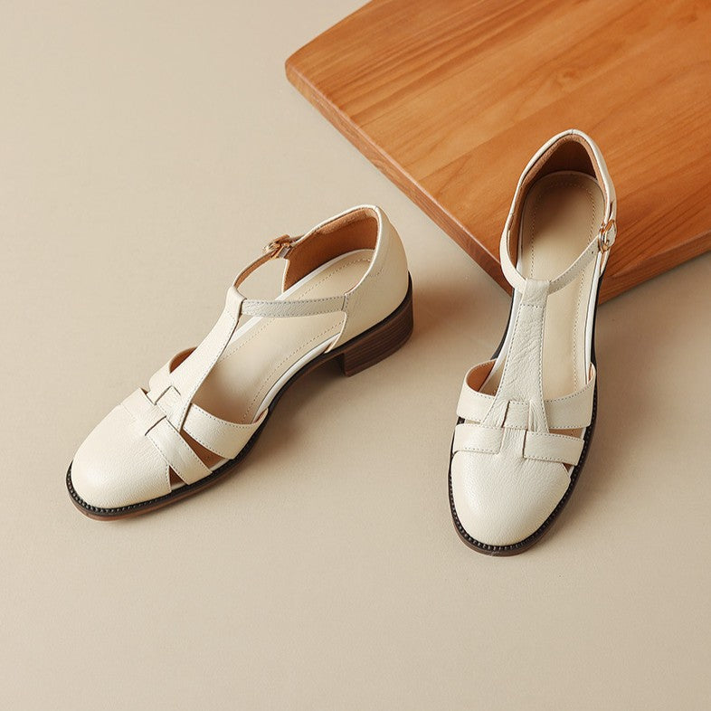 Lorin Roman Leather Heels