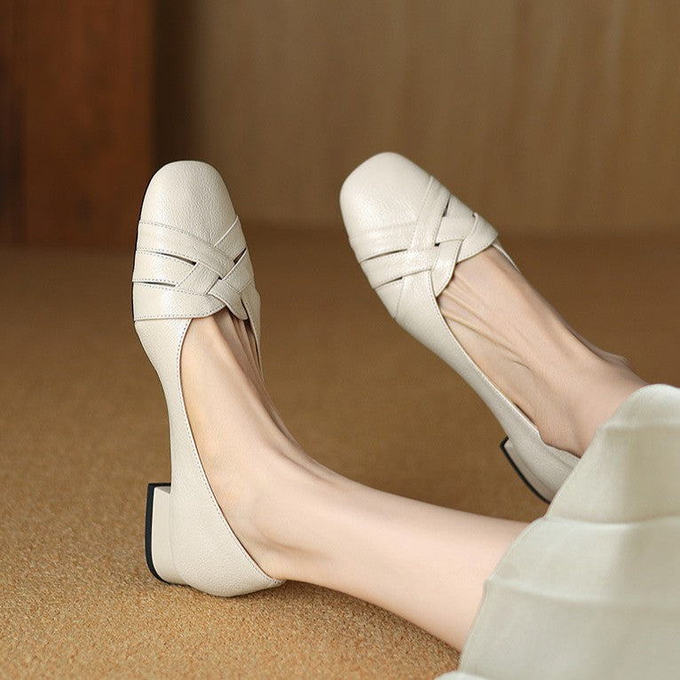 Eloura Woven Leather Flats