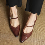 Rivelle Mary-Strap Leather Pumps