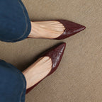 Riva Sculpted Leather Pumps