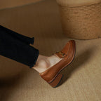 Virelle Metal-Bit Leather Loafers