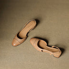 Caia Slingback Leather Heels