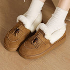Marsett Shearling Suede Loafers