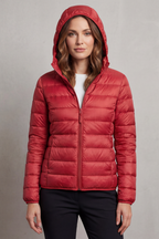 Aela – Ultra light – Packable hooded puffer jacket