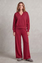 Relaxed Fit Wide-leg Lounge Set